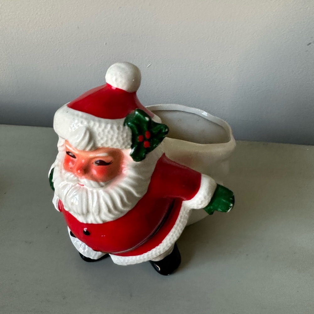 Vintage Inarco made in Japan Santa Claus plantar